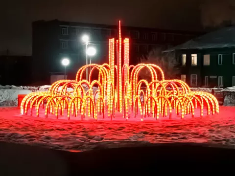 Светодиодный фонтан